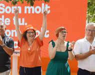Compromís monta una fiesta y cierre de filas con Oltra
